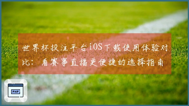 世界杯投注平台iOS下载使用体验对比：看赛事直播更便捷的选择指南